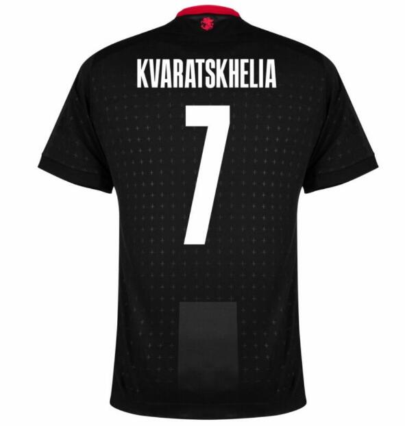 (image for) KVARATSKHELIA #7 Georgia Away Jersey Euro 2024